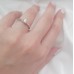 Λευκόχρυσο μονόπετρο δαχτυλίδι Κ9 με ζιργκόν